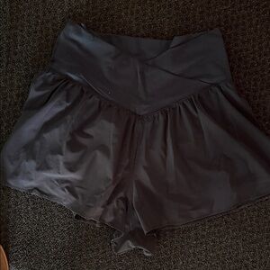 Women's Elegant Black Athletic Shorts